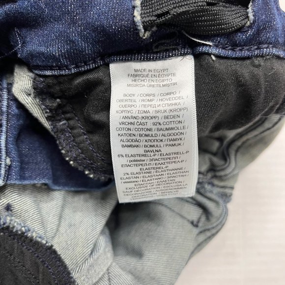 POLO Ralph Lauren Girls Size 12-14 Skinny Jeans Dark Blue Jean pants - Picture 12 of 12